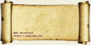 Jovana Hamović vizit kartica